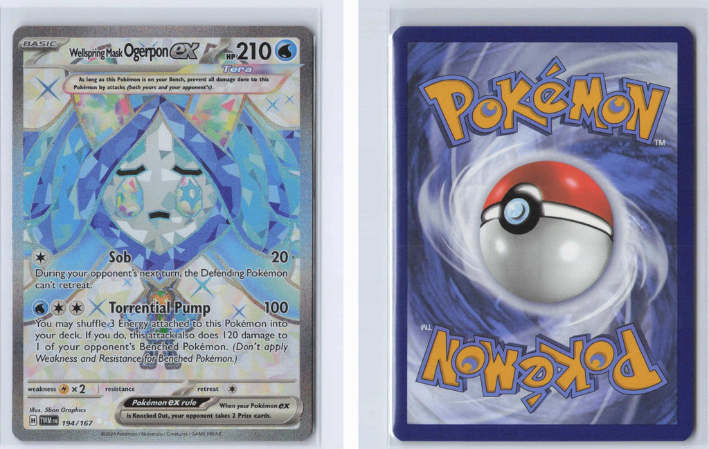 (#194/167) Wellspring Mask Ogerpon ex - Holo [Twilight Masquerade]