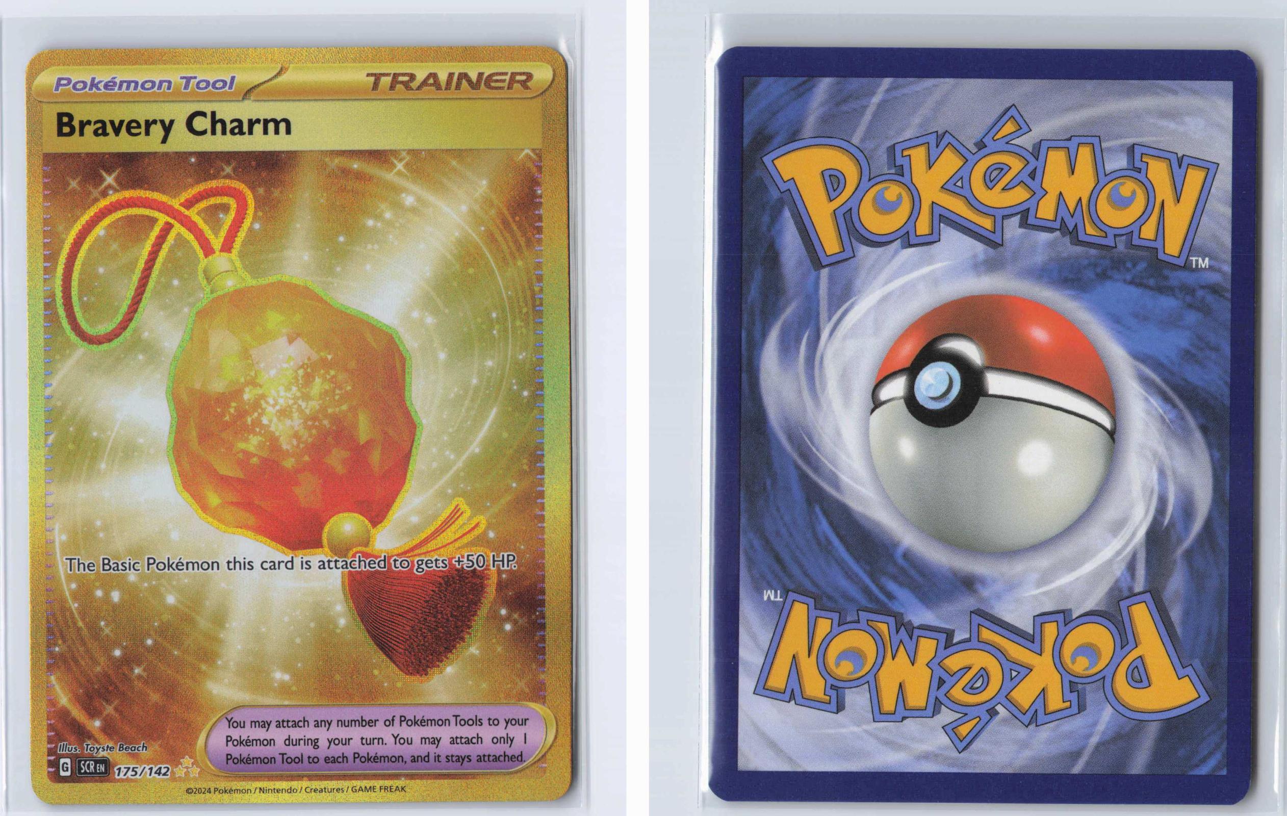 (#175/142) Bravery Charm - Holo [Stellar Crown]