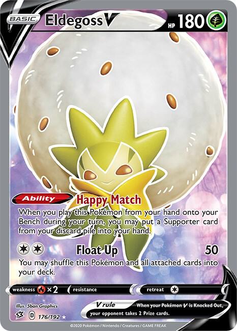 (#176/192) Eldegoss V (Full Art) [SWSH02: Rebel Clash]