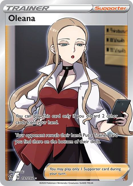 (#191/192) Oleana (Full Art) [SWSH02: Rebel Clash]