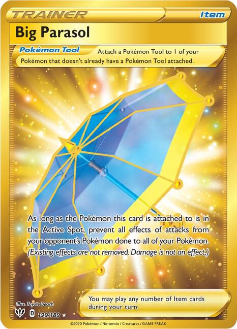 (#199/189) Big Parasol (Secret) [SWSH03: Darkness Ablaze]