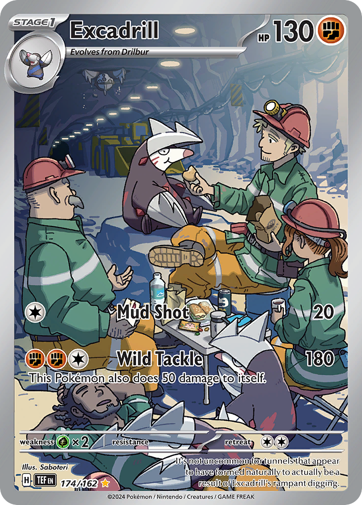 (#174/162) Excadrill - Holo [Temporal Forces]