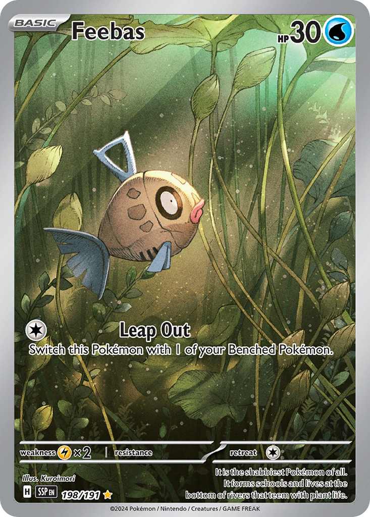 (#198/191) Feebas - Holo [Surging Sparks]