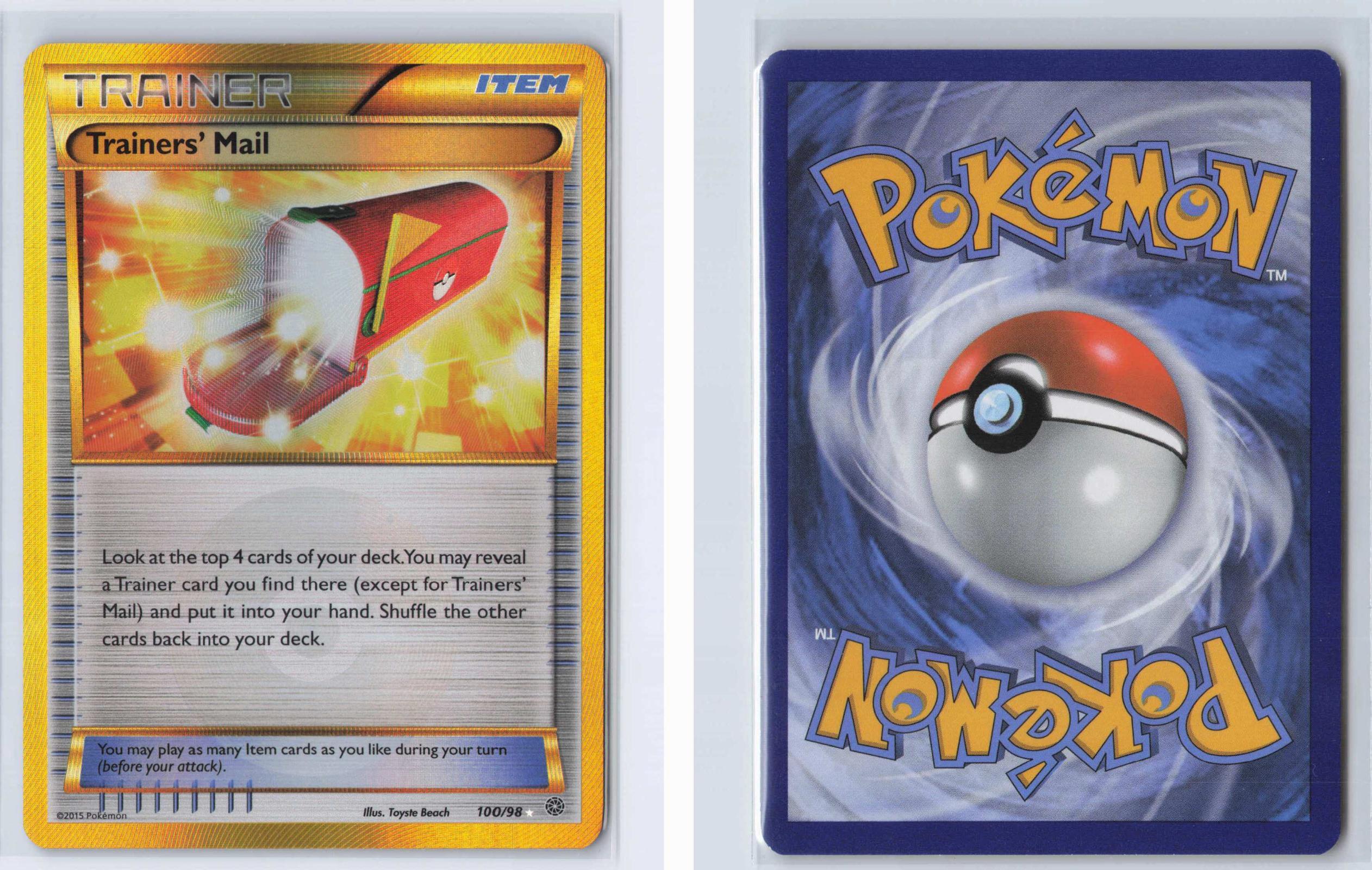 (#100/98) Trainers' Mail - Holo [Ancient Origins]