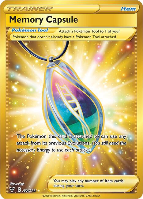 (#202/185) Memory Capsule (Secret) [SWSH04: Vivid Voltage]