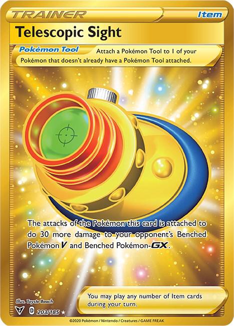 (#203/185) Telescopic Sight (Secret) [SWSH04: Vivid Voltage]