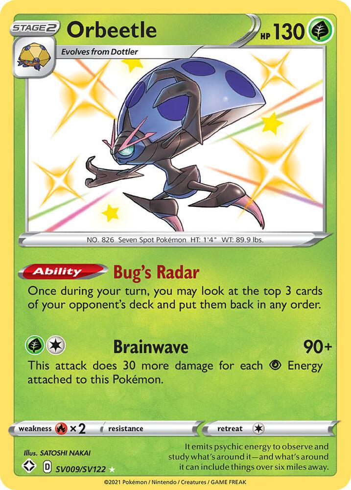 (#SV009/SV122) Orbeetle [Shining Fates: Shiny Vault]