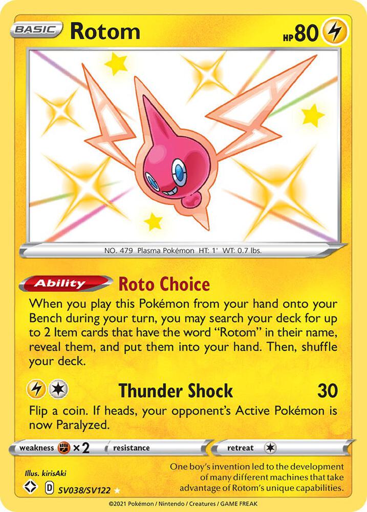 (#SV038/SV122) Rotom [Shining Fates: Shiny Vault]