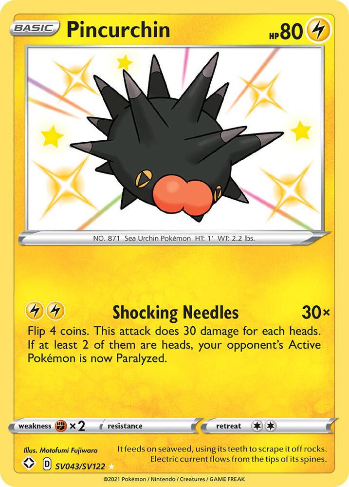 (#SV043/SV122) Pincurchin [Shining Fates: Shiny Vault]