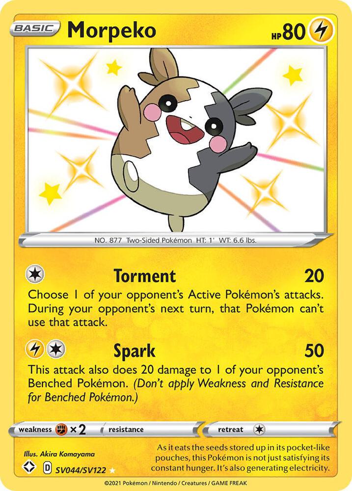 (#SV044/SV122) Morpeko [Shining Fates: Shiny Vault]