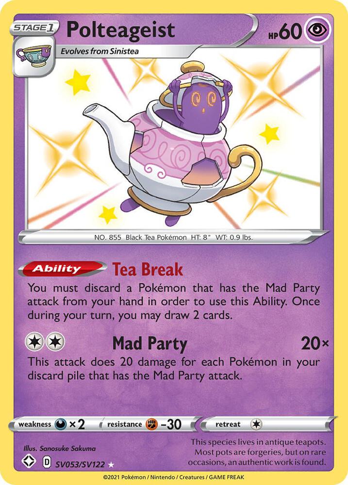 (#SV053/SV122) Polteageist [Shining Fates: Shiny Vault]