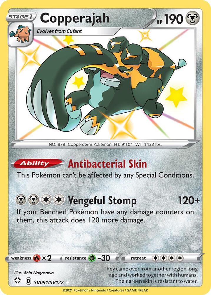 (#SV091/SV122) Copperajah [Shining Fates: Shiny Vault]
