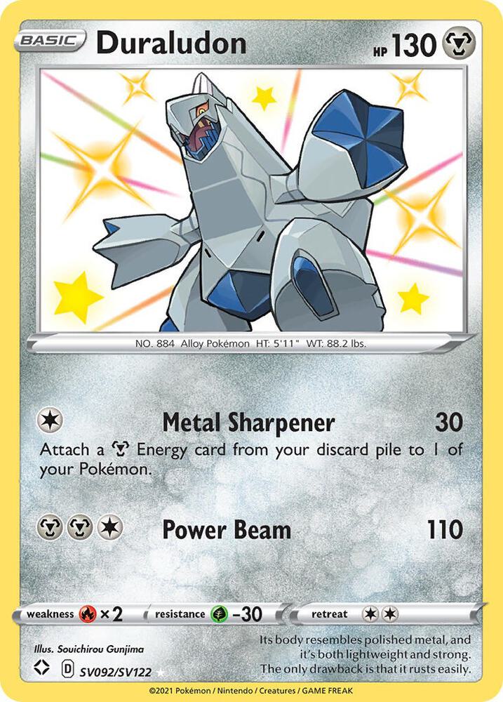 (#SV092/SV122) Duraludon [Shining Fates: Shiny Vault]