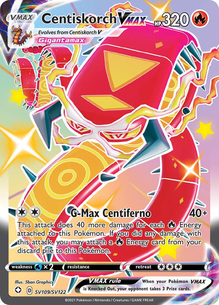 (#SV109/SV122) Centiskorch VMAX [Shining Fates: Shiny Vault]