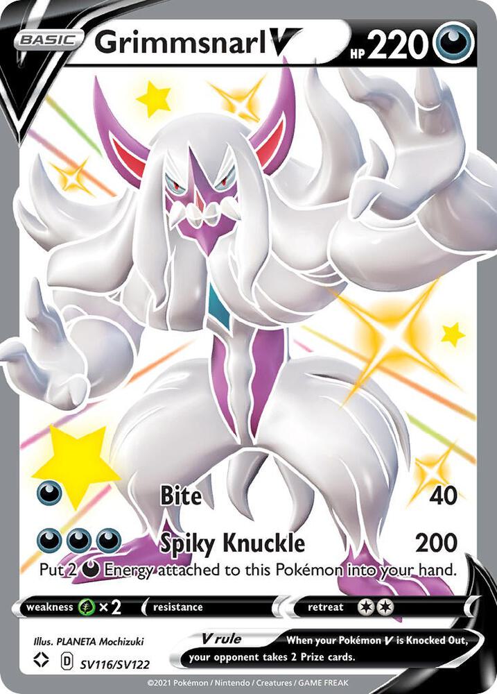 (#SV116/SV122) Grimmsnarl V [Shining Fates: Shiny Vault]
