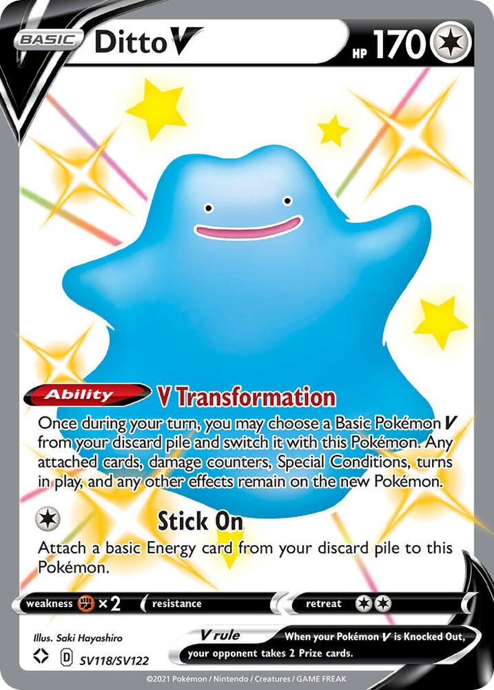(#SV118/SV122) Ditto V [Shining Fates: Shiny Vault]