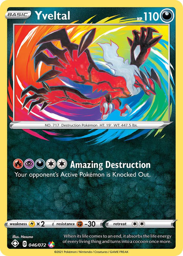 (#046/072) Yveltal [Shining Fates]