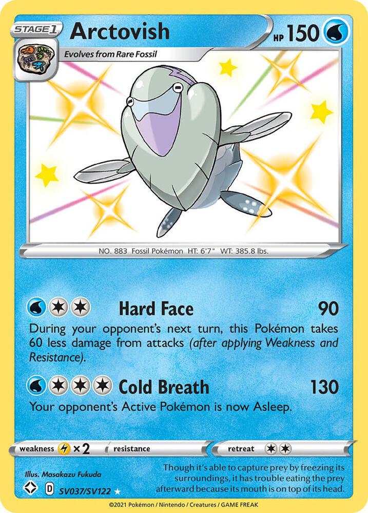 (#SV037/SV122) Arctovish [Shining Fates: Shiny Vault]