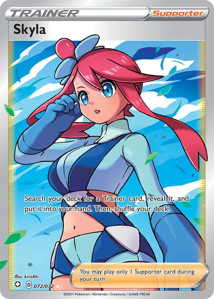 (#072/072) Skyla (Full Art) [Shining Fates]