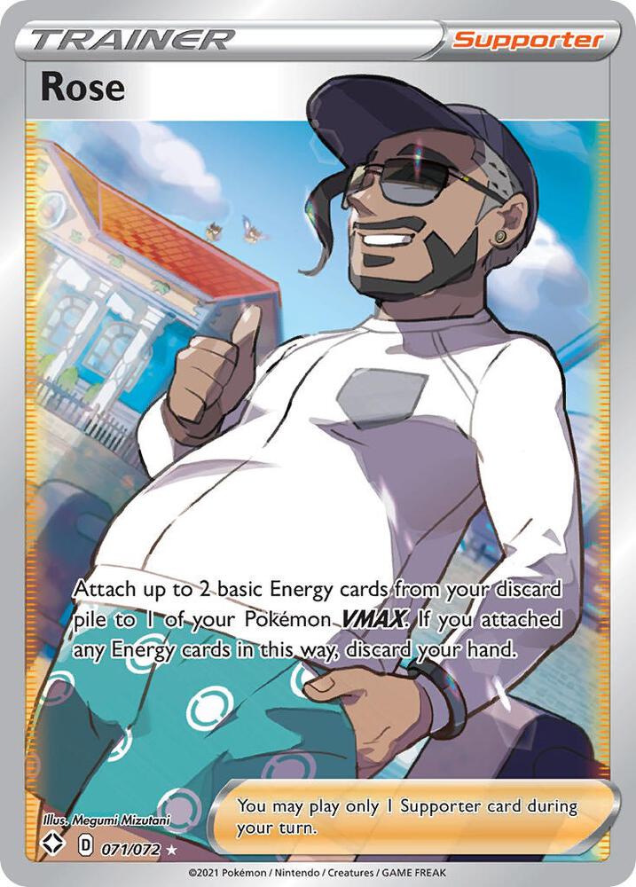 (#071/072) Rose (Full Art) [Shining Fates]