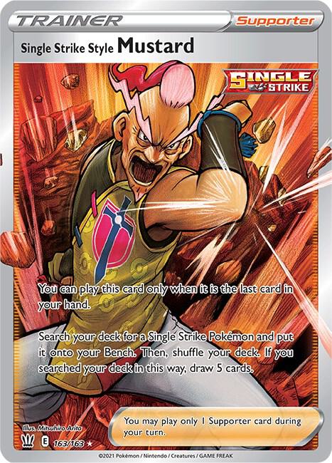 (#163/163) Single Strike Style Mustard (Full Art) [SWSH05: Battle Styles]