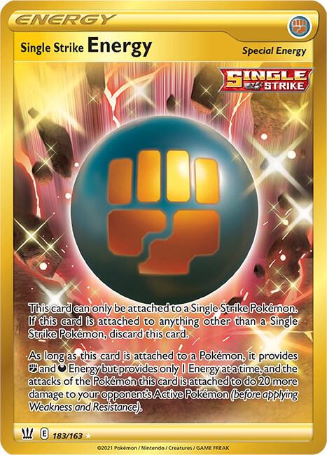 (#183/163) Single Strike Energy (Secret) [SWSH05: Battle Styles]