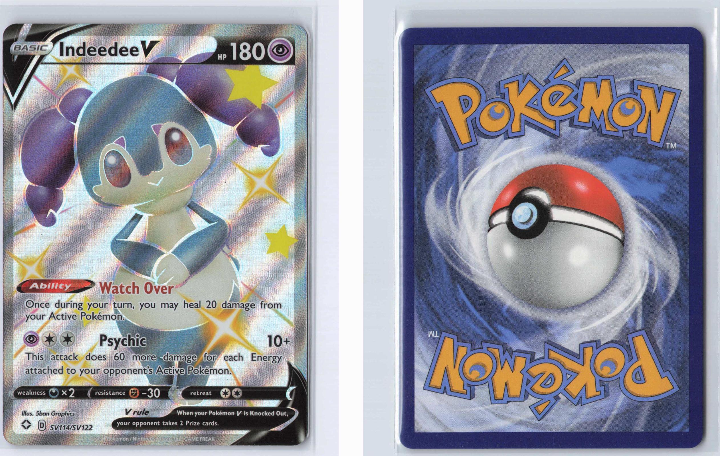(#SV114/SV122) Indeedee V - Holo [Shining Fates Shiny Vault]