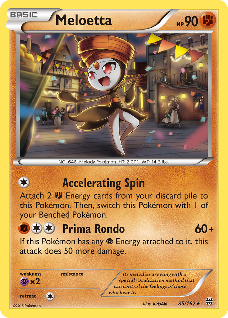 (#85/162) Meloetta - Holo [BREAKthrough]