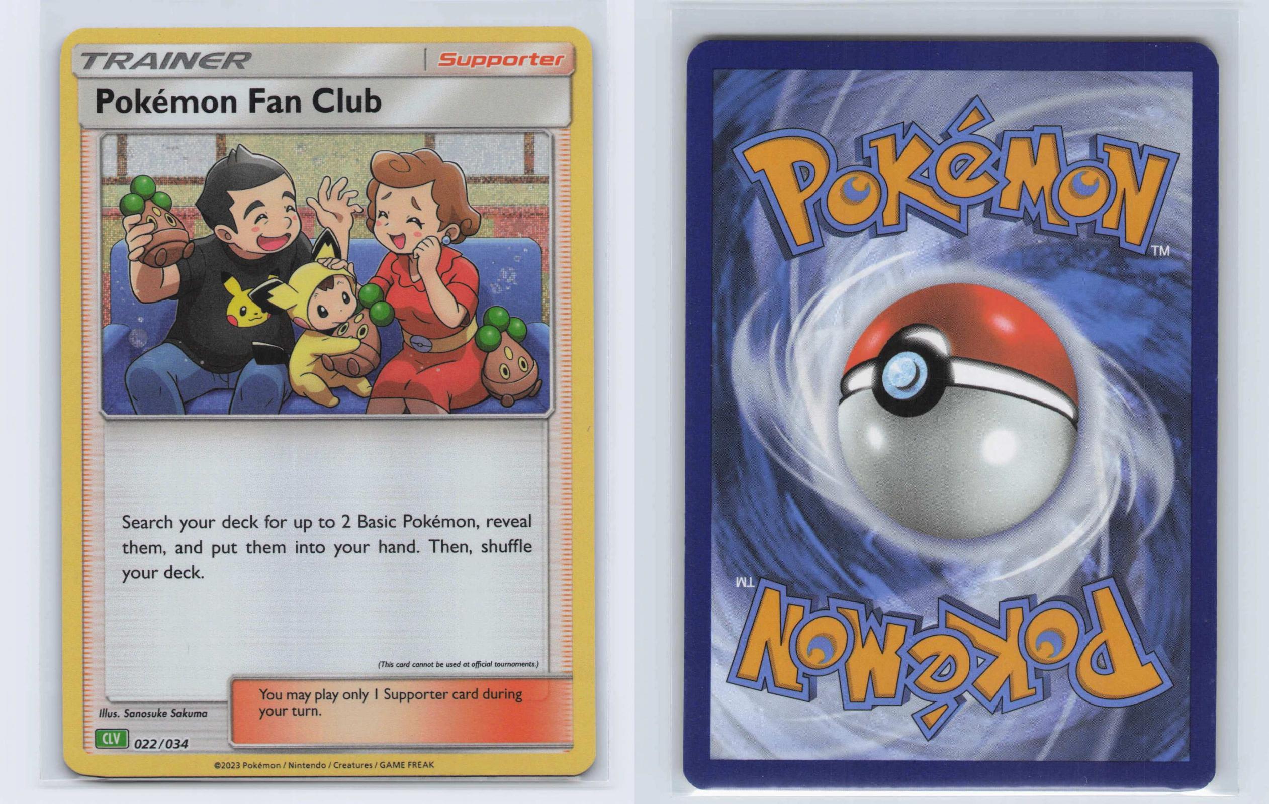 (#022/034) Pokemon Fan Club (CLV) - Holo [Trading Card Game Classic]