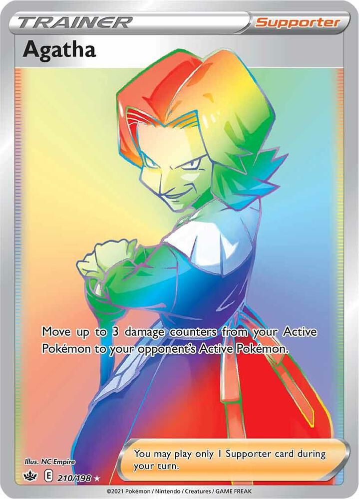 (#210/198) Agatha (Secret) [SWSH06: Chilling Reign]