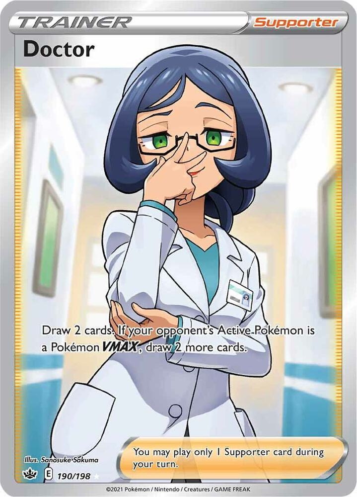 (#190/198) Doctor (Full Art) [SWSH06: Chilling Reign]