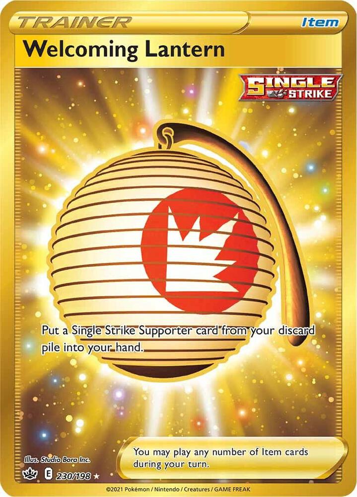(#230/198) Welcoming Lantern (Secret) [SWSH06: Chilling Reign]