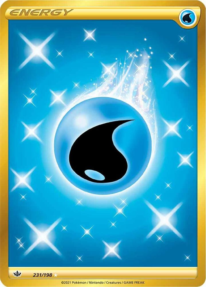 (#231/198) Water Energy (Secret) [SWSH06: Chilling Reign]