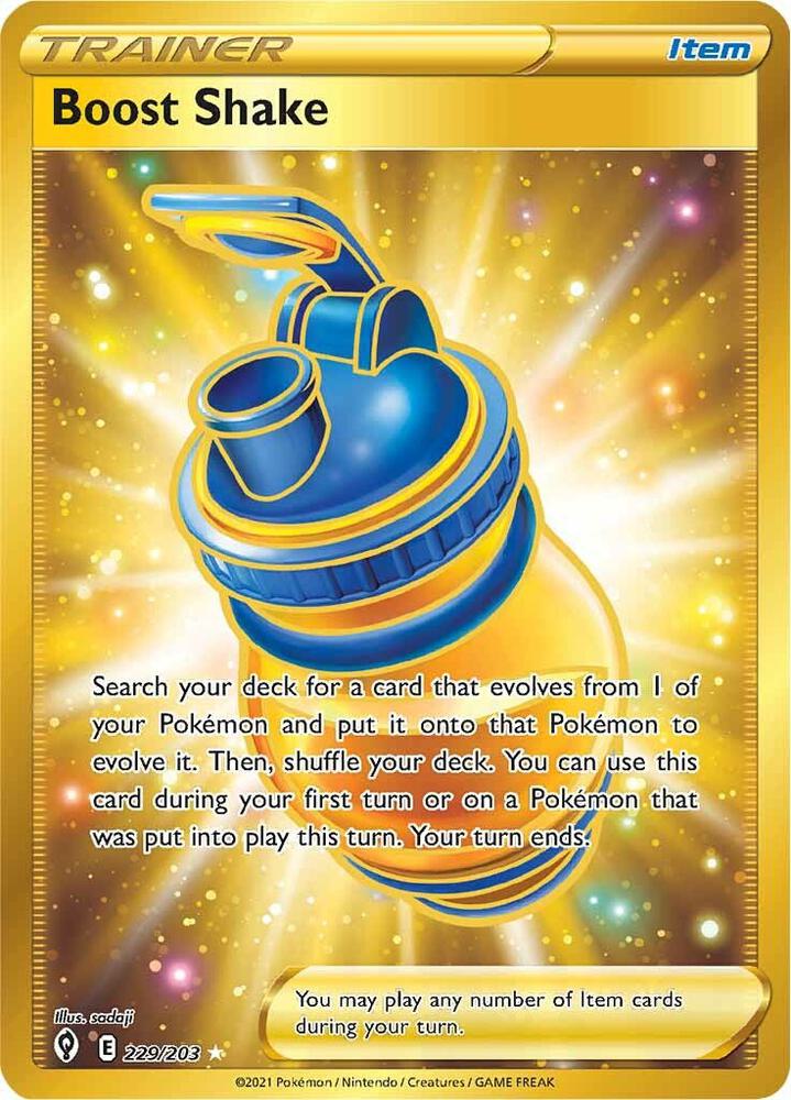 (#229/203) Boost Shake (Secret) [SWSH07: Evolving Skies]
