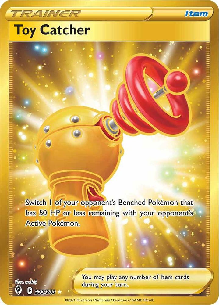 (#233/203) Toy Catcher (Secret) [SWSH07: Evolving Skies]