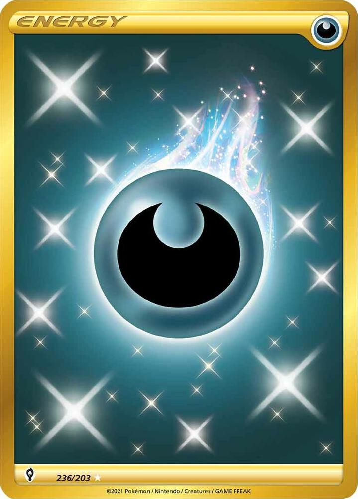 (#236/203) Darkness Energy (Secret) [SWSH07: Evolving Skies]