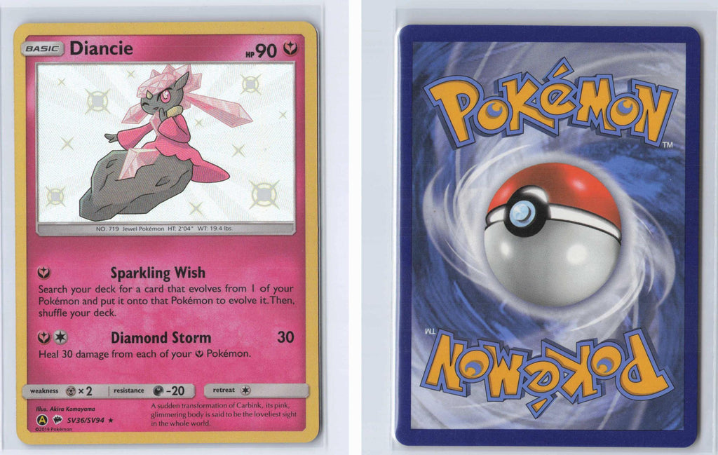 (#SV36/SV94) Diancie - Holo [Hidden Fates Shiny Vault]