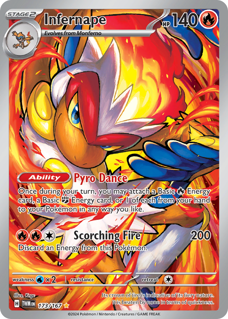 (#173/167) Infernape - Holo [Twilight Masquerade]