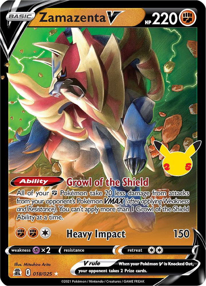 (#018/025) Zamazenta V [Celebrations]