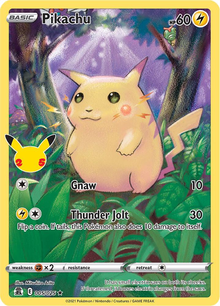 (#005/025) Pikachu [Celebrations]