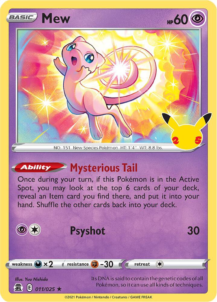 (#011/025) Mew [Celebrations]