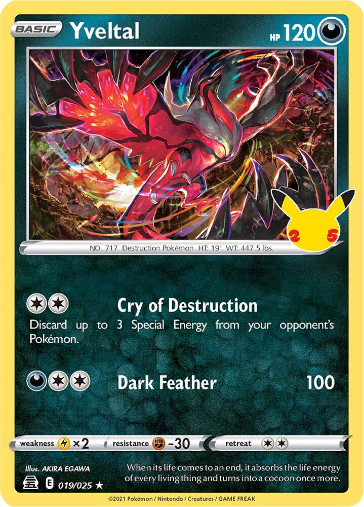 (#019/025) Yveltal [Celebrations]