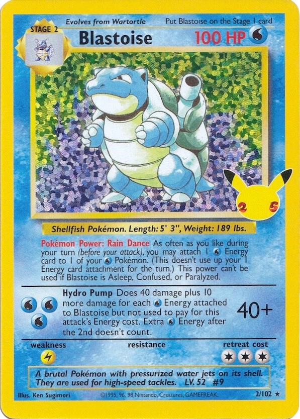 (#2/102) Blastoise [Celebrations: Classic Collection]