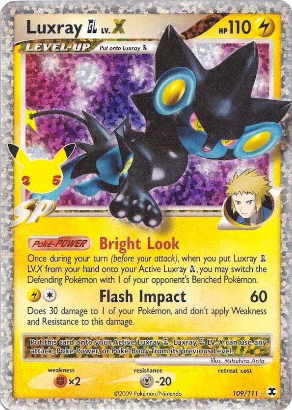 (#109/111) Luxray GL LV.X [Celebrations: Classic Collection]