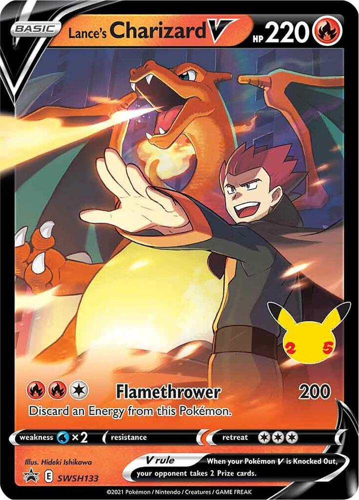 (#SWSH133) Lance's Charizard V [SWSH: Sword & Shield Promo Cards]