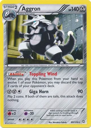 (#080/124) Aggron - 80/124 (Cosmos Holo) [Blister Exclusives]