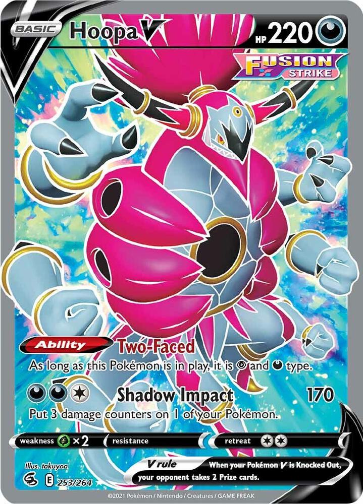 (#253/264) Hoopa V (Full Art) [SWSH08: Fusion Strike]
