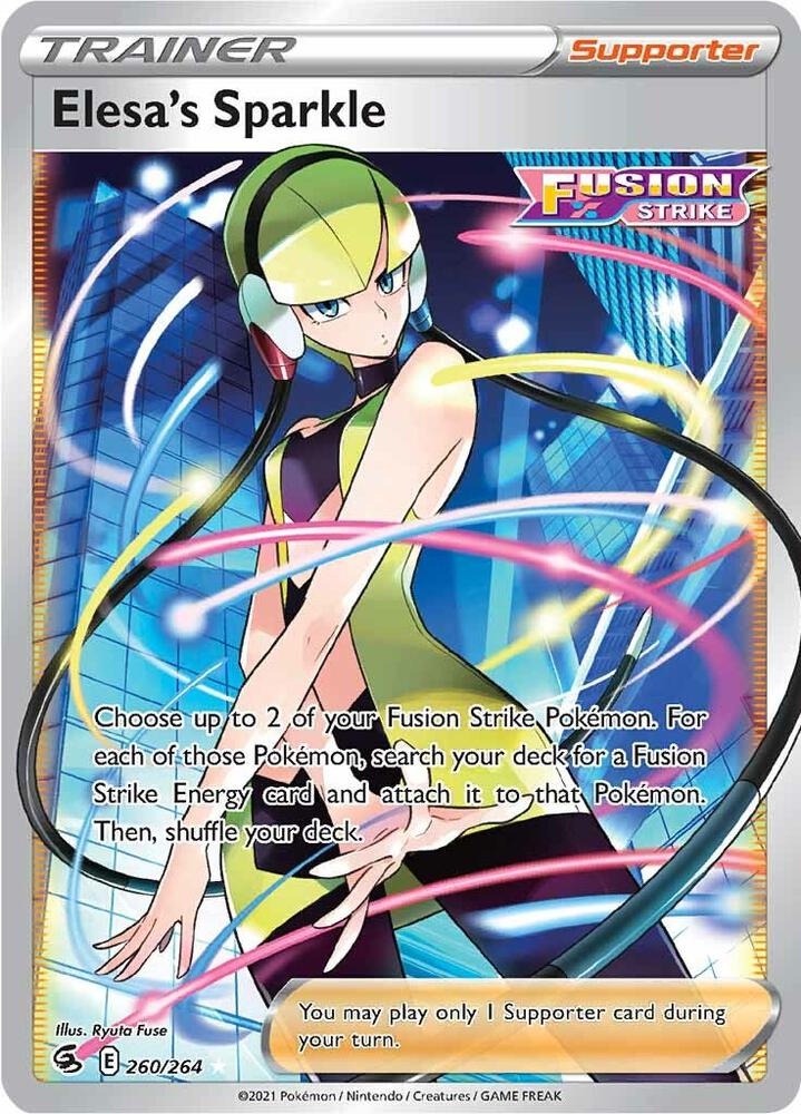 (#260/264) Elesa's Sparkle (Full Art) [SWSH08: Fusion Strike]