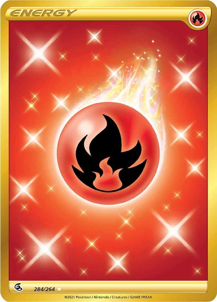 (#284/264) Fire Energy (Secret) [SWSH08: Fusion Strike]