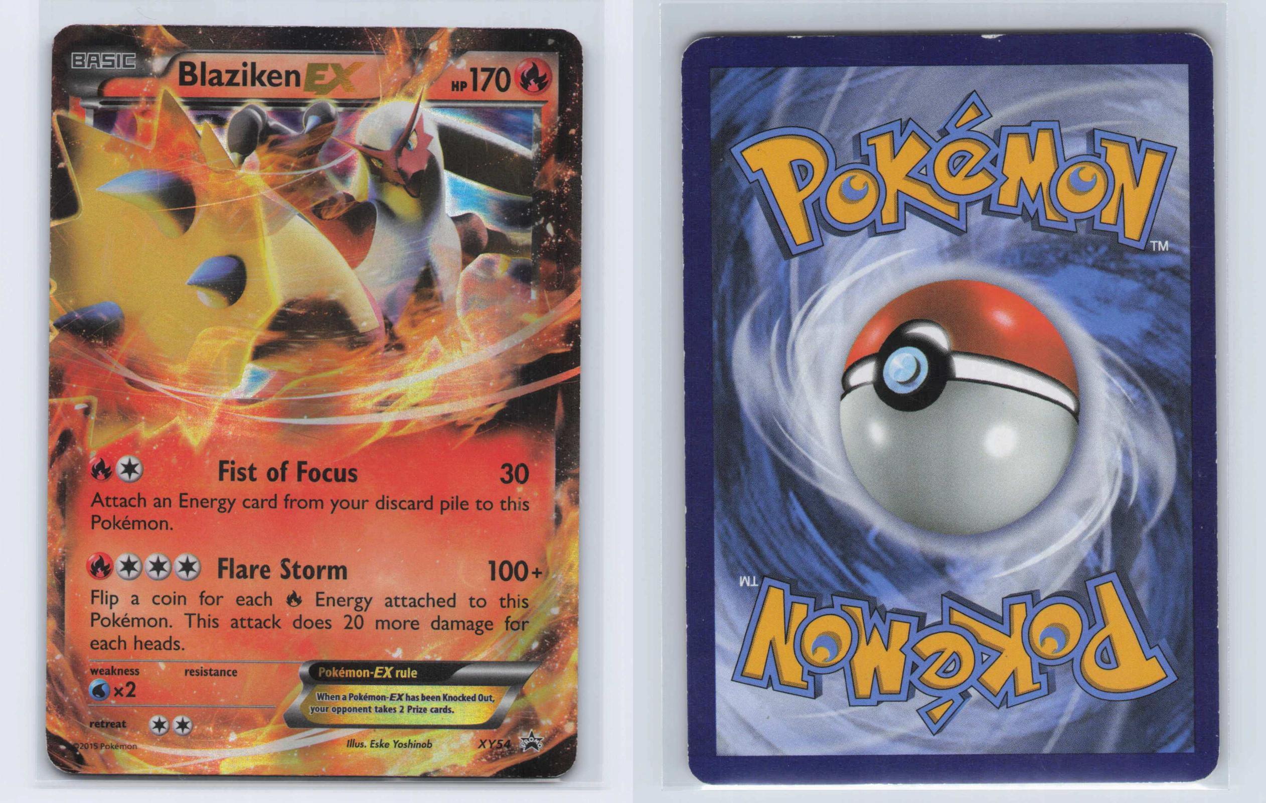 (#XY54) Blaziken EX - Holo [XY Promo]